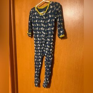KicKee Pants Storks Footed Pajamas Size 18-24 mo